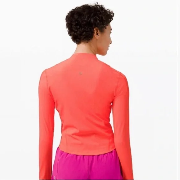 Lululemon | GLOSS TRIM RUN 1/2 ZIP LONG SLEEVE - Picture 3 of 6
